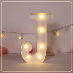LED Letter & Number Light – Battery -Weddings & Parties - Muselune