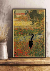 Cute Digital Cats Poster – Funny DIY Cartoon Wall Art - Muselune
