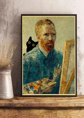 Cute Digital Cats Poster – Funny DIY Cartoon Wall Art - Muselune