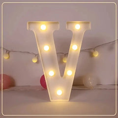 LED Letter & Number Light – Battery -Weddings & Parties - Muselune