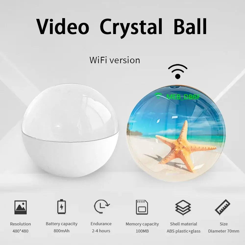 Memory Glass Video Crystal Ball & Gift The Muse