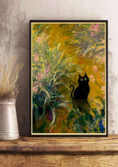 Cute Digital Cats Poster – Funny DIY Cartoon Wall Art - Muselune