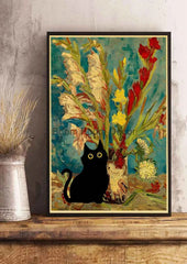 Cute Digital Cats Poster – Funny DIY Cartoon Wall Art - Muselune