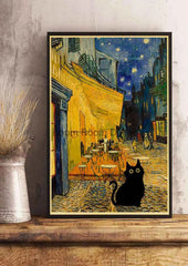 Cute Digital Cats Poster – Funny DIY Cartoon Wall Art - Muselune