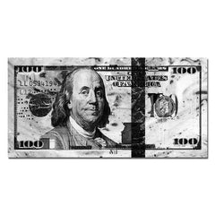 Art One Hundred Dollar Bills Canvas Paintings Modern Abstract Graffiti Money Poster Picture for Living Room Wall Decor Cuadros - Muselune