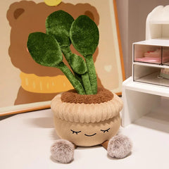 Plush Cactus & Sunflower – Cute Kawaii Blooming Soft Toy Gift - Muselune