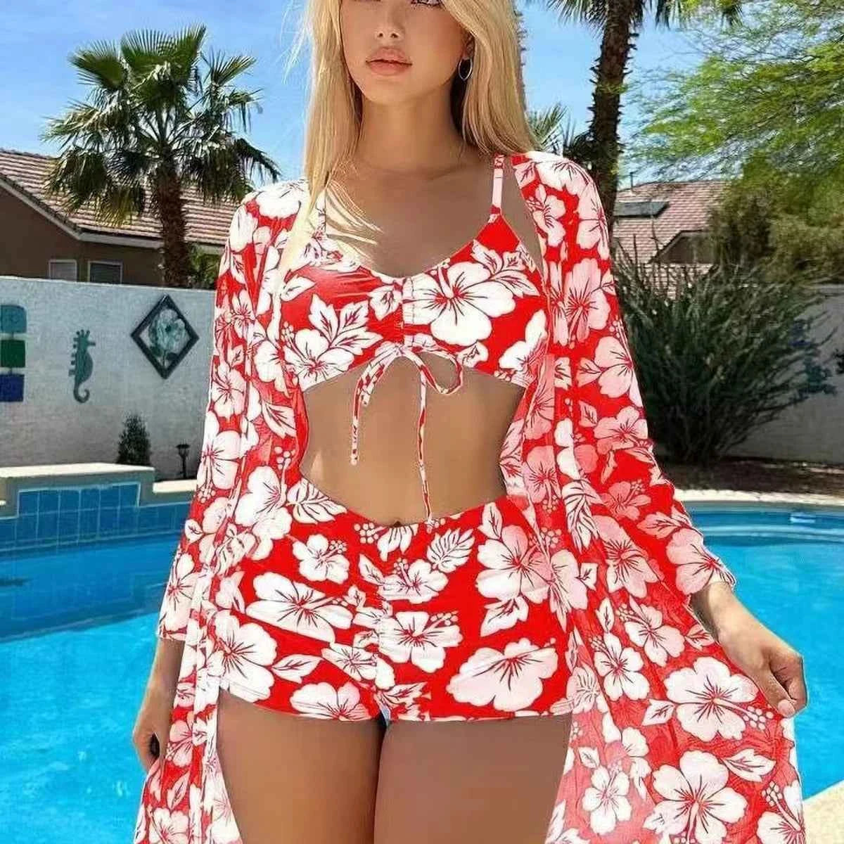 Slimming Bikini Set – Adjustable Straps & Flattering Fit - Muselune