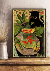 Cute Digital Cats Poster – Funny DIY Cartoon Wall Art - Muselune