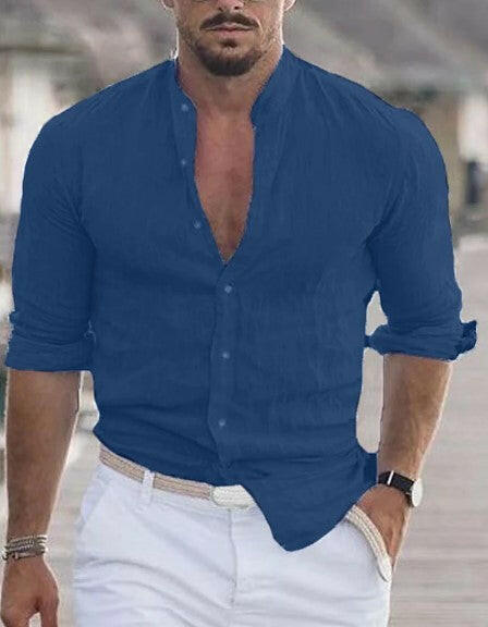 Casual Solid Shirt – Clean and stylish for any occasion. - Muselune
