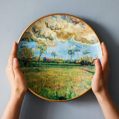 Vincent Van Gogh's Oil Painting Decorative Plates Ceramic Ornaments The Muse