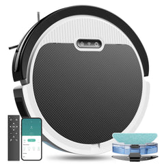 3-in-1 Robot Vacuum & Mop – Ultra-Thin, 5000Pa Suction, Self-Charging - Muselune
