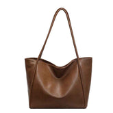 Commuter Totes Leather Bag - Stylish PU Leather Shoulder Bag
