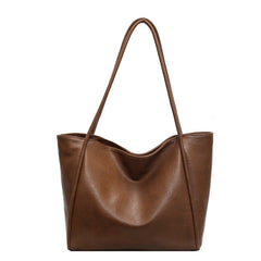 Commuter Totes PU Leather Shoulder Bag - Muselune