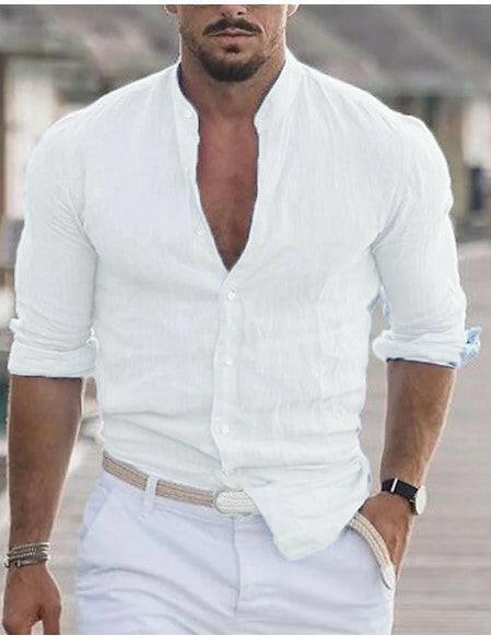 Casual Solid Shirt – Clean and stylish for any occasion. - Muselune