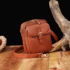 Chic Vintage PU Leather Crossbody Bag