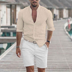Casual Solid Shirt – Clean and stylish for any occasion. - Muselune