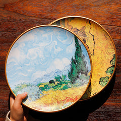 Vincent Van Gogh's Oil Painting Decorative Plates Ceramic Ornaments The Muse