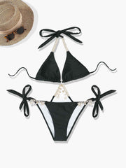 New Split Bikini Fashion Chain Advanced Sexy Swimsuit