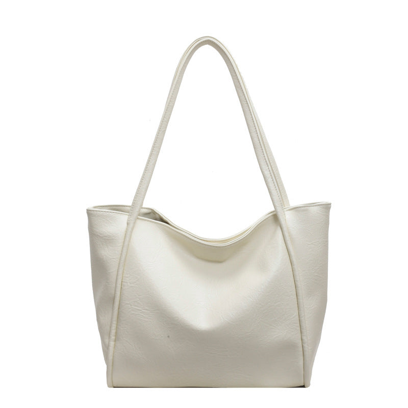 Commuter Totes PU Leather Shoulder Bag - Muselune