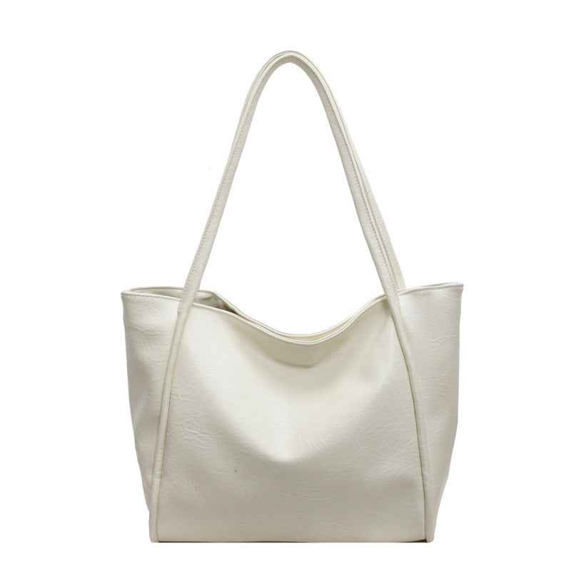Commuter Totes Leather Bag - Stylish PU Leather Shoulder Bag