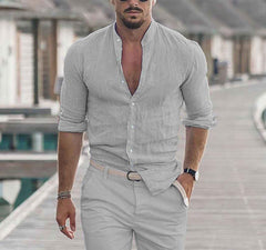 Casual Solid Shirt – Clean and stylish for any occasion. - Muselune