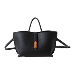 Litchi Pattern Shoulder Bag