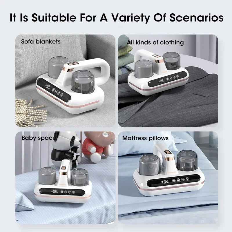 Cordless Mattress Vacuum – Powerful Mite Remover - Muselune