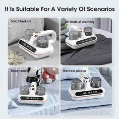 Cordless Mattress Vacuum – Powerful Mite Remover - Muselune