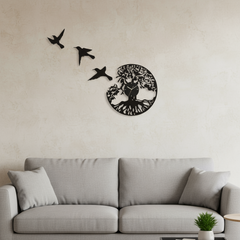 Decorative Iron Bird Wall Art The Muse