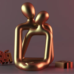 Heartwarming Loving Couple Timeless Sculpture Nightstands The Muse