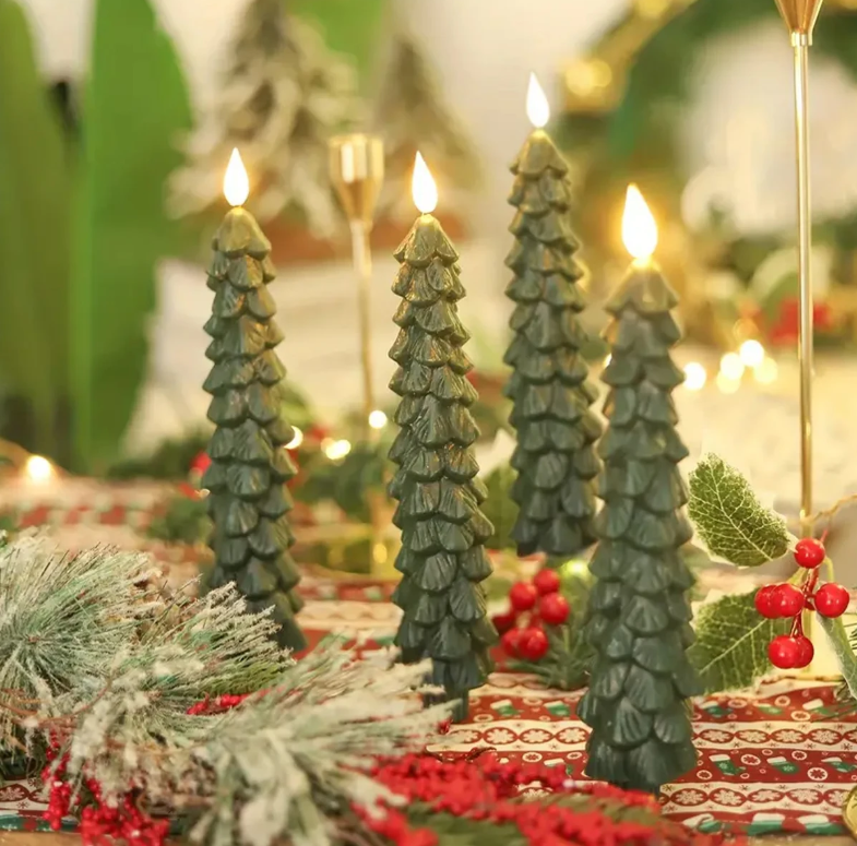 Christmas Tree Flameless Candle
