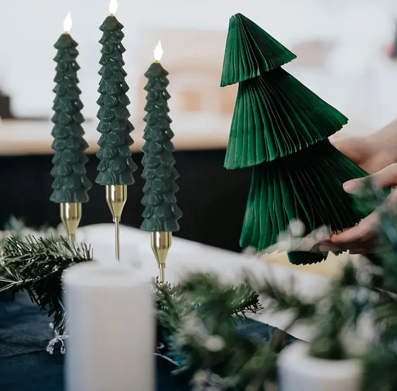 Christmas Tree Flameless Candle