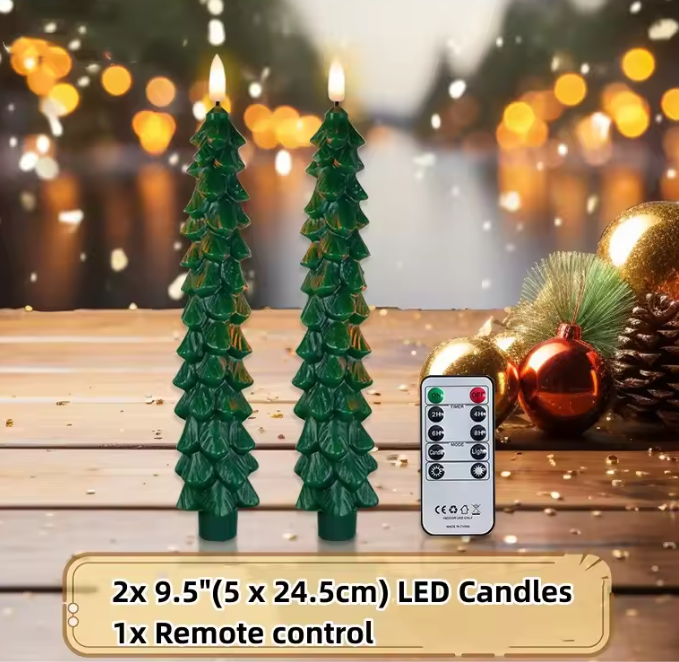 Christmas Tree Flameless Candle
