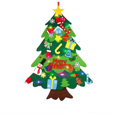 Felt Christmas Tree with Detachable Ornaments Muselune