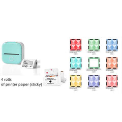 Mini Thermal Label & Photo Printer – Bluetooth-Compatible for Home & Students - Muselune