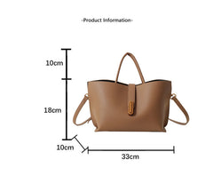 Litchi Pattern Shoulder Bag Muse