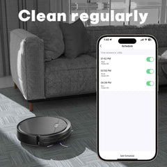 3-in-1 Robot Vacuum & Mop – Ultra-Thin, 5000Pa Suction, Self-Charging - Muselune