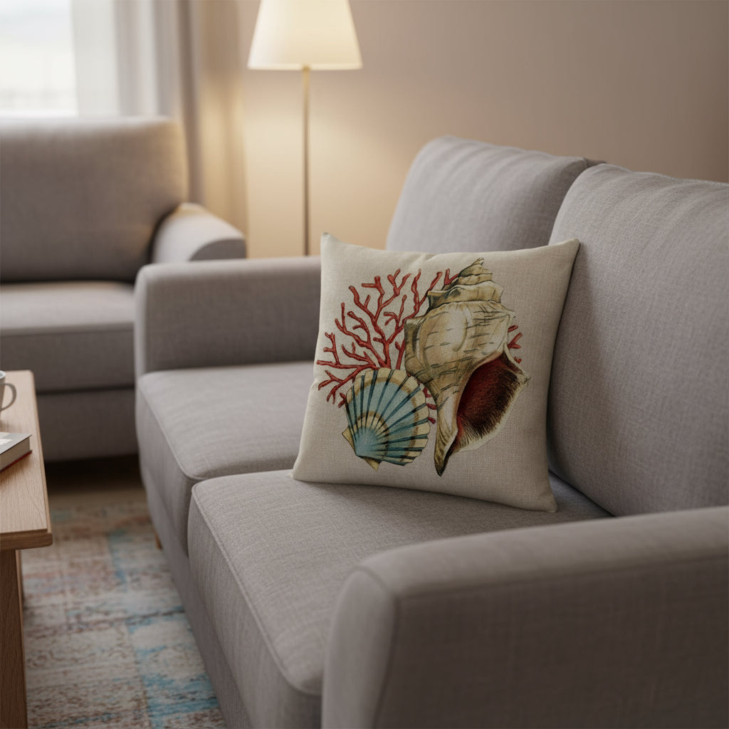 Ocean-Inspired Pillow Covers – Sea Turtle Print - Muselune