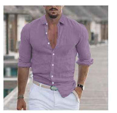 Casual Solid Shirt – Clean and stylish for any occasion. - Muselune