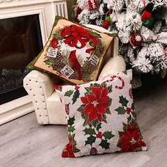 Christmas Square Pillow Cover
