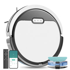 3-in-1 Robot Vacuum & Mop – Ultra-Thin, 5000Pa Suction, Self-Charging - Muselune