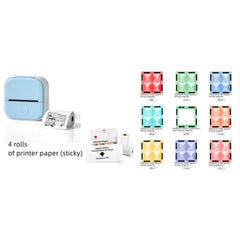 Mini Thermal Label & Photo Printer – Bluetooth-Compatible for Home & Students - Muselune