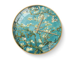 Van Gogh's Famous Painting, Harvest, Starry Sky, Silent Cartoon Clock The Muse