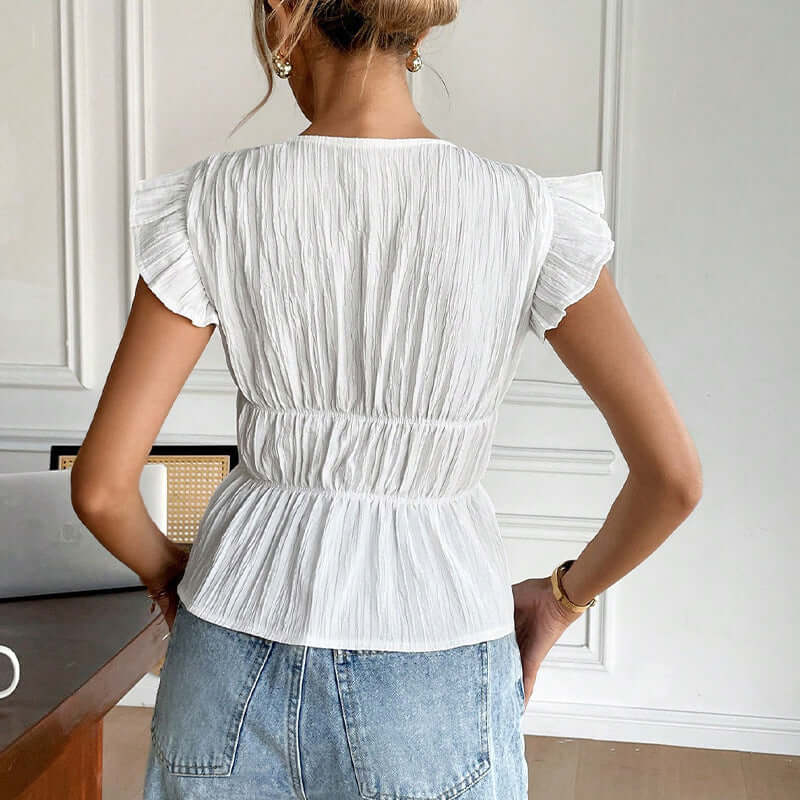 Bow Cardigan Shirt - Muselune