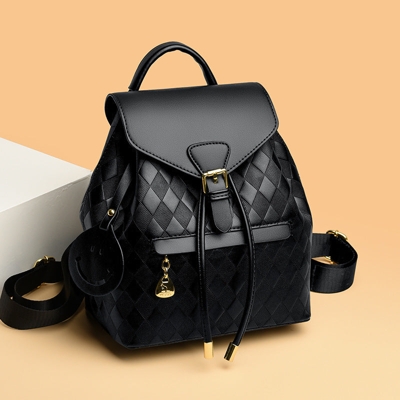 Casual Multi function PU Leather Backpack - Muselune