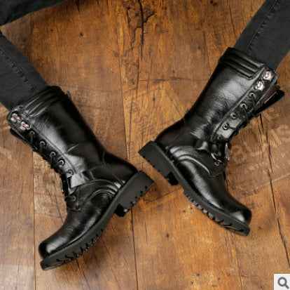 Trend High Military Cowboy boots