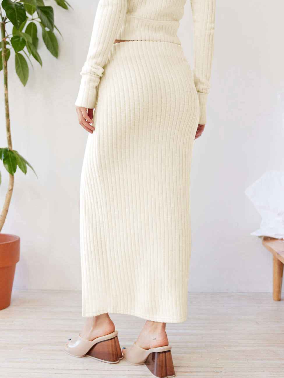 Zontroldy Women's Long-sleeve Shirt Split Dress Suit - Muselune