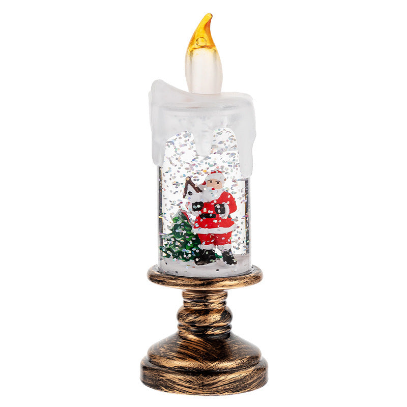 Christmas Decorations Candle Light Scene Layout Muselune