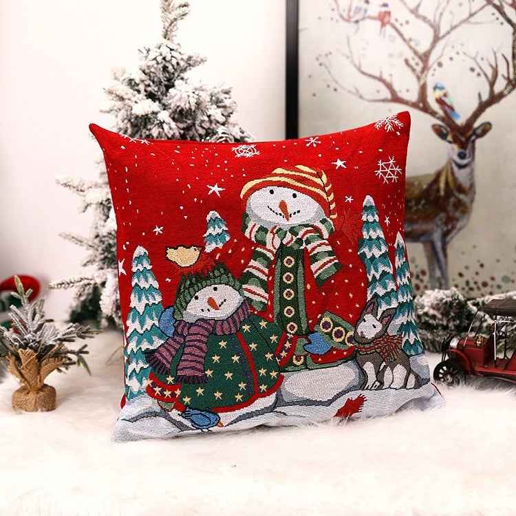 Christmas Square Pillow Cover
