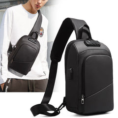 Anti-Theft Chest Bag – USB Charging, Crossbody Travel Pack - Muselune